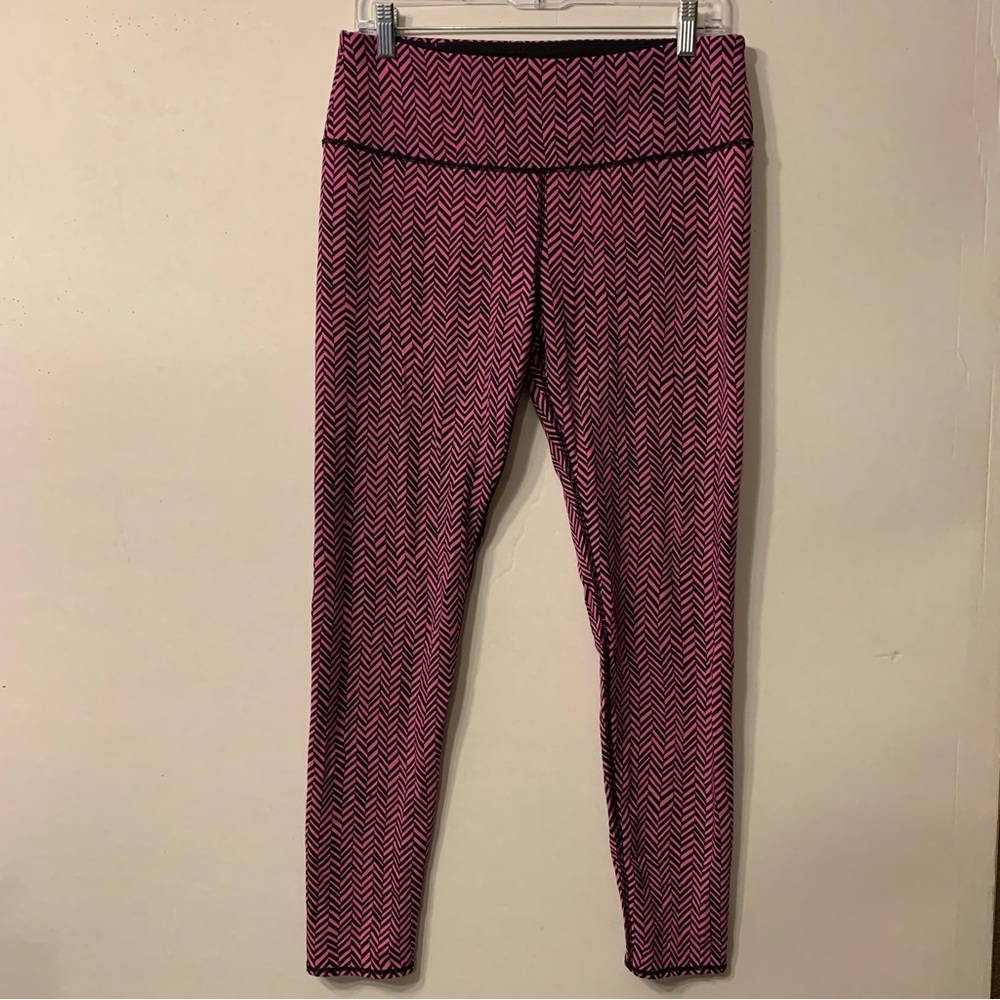 Victoria's Secret Sport |  Pink and Black Leggings Womens Size Large